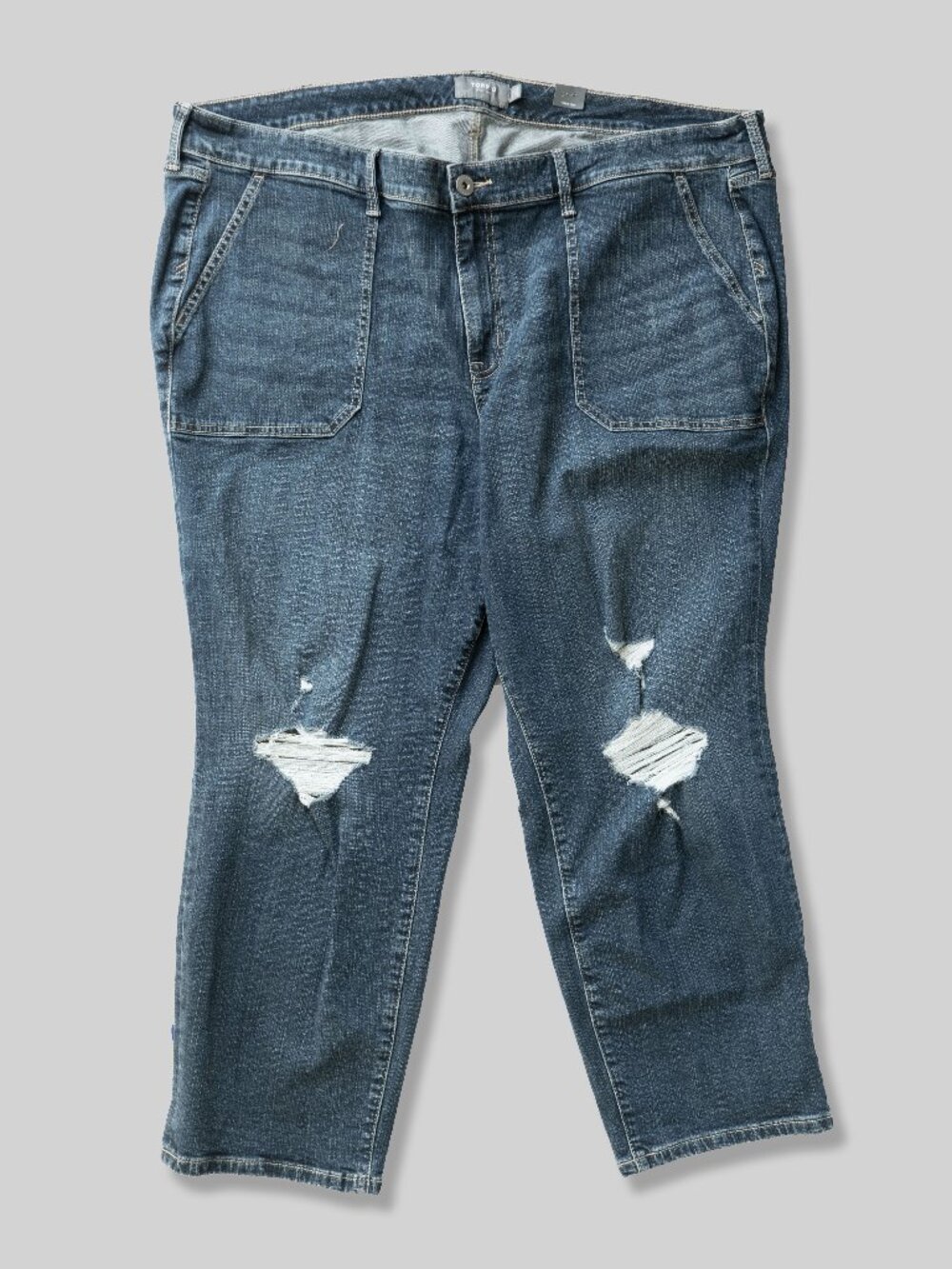 Torrid Perfect Boyfriend Skinny Jeans High Rise Distressed Emo Grunge Ankle